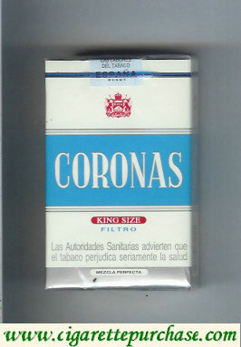 Coronas filtro king size cigarettes